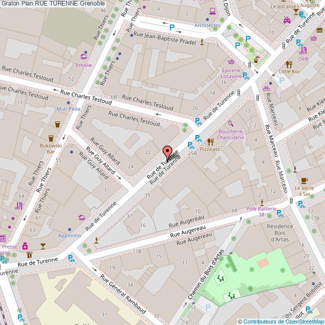 Rue TURENNE Grenoble