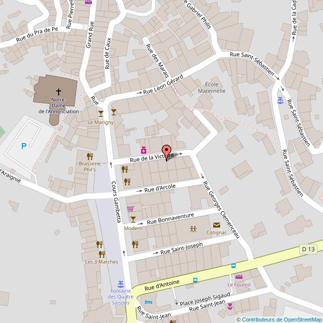 plan Rue  VICTOIRE