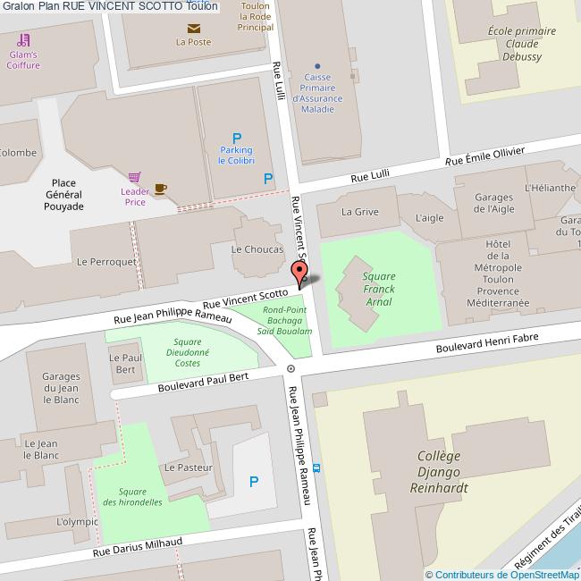 Rue VINCENT SCOTTO Toulon