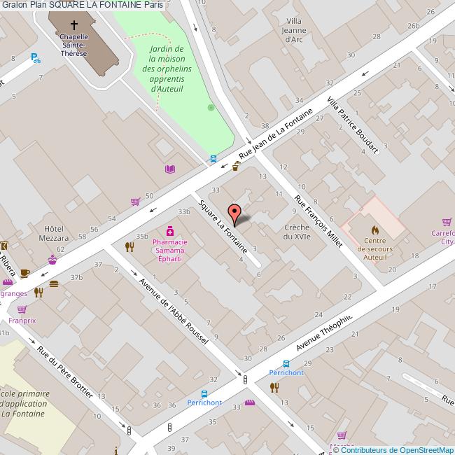 Square la FONTAINE Paris