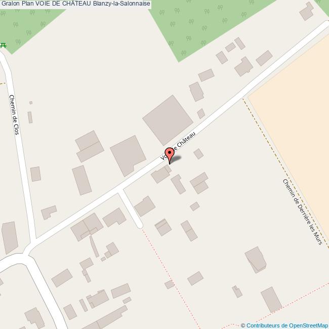 Voie de CHÂTEAU BlanzylaSalonnaise