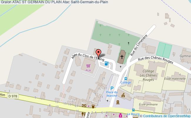 plan Atac St Germain Du Plain