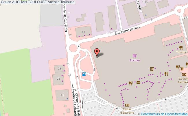 plan Auchan Toulouse