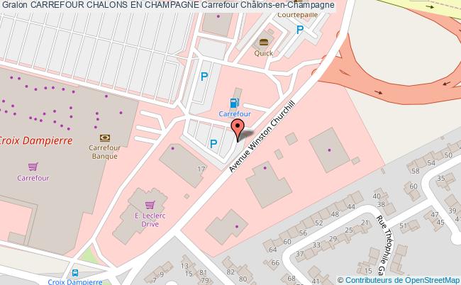 plan Carrefour Chalons En Champagne