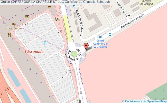 plan Carrefour La Chapelle St Luc