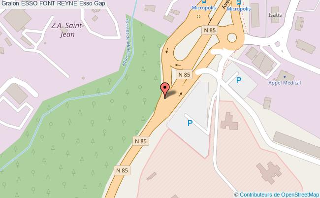 plan Esso Font Reyne