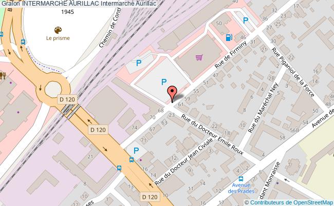 plan Intermarche Aurillac