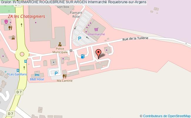 plan Intermarche Roquebrune Sur Argen