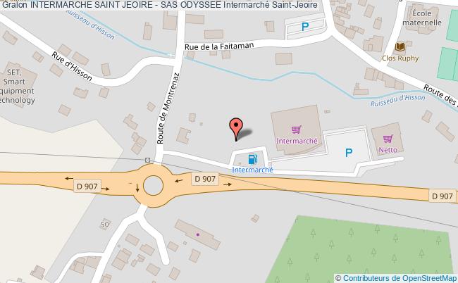 plan Intermarche Saint Jeoire - Sas Odyssee