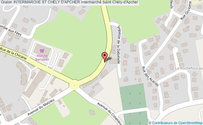 plan Intermarche St Chely D&#039;apcher