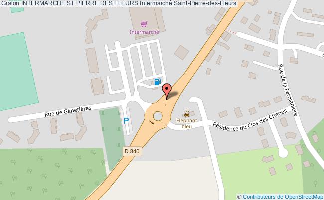 plan Intermarche St Pierre Des Fleurs