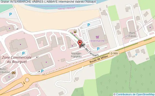 plan Intermarche Vabres L&#039;abbaye