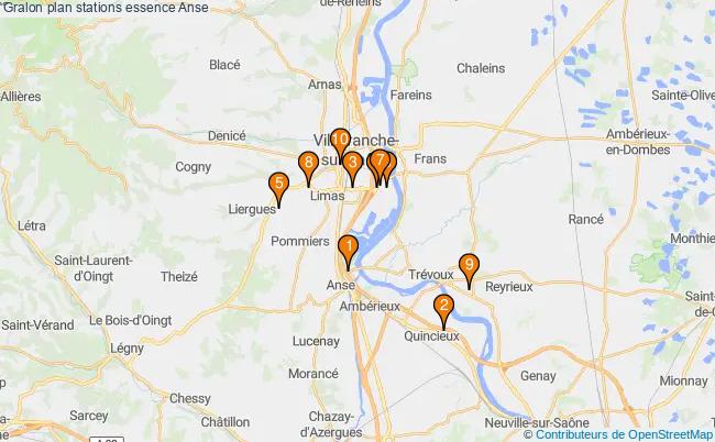 plan stations essence Anse plan stations essence Anse