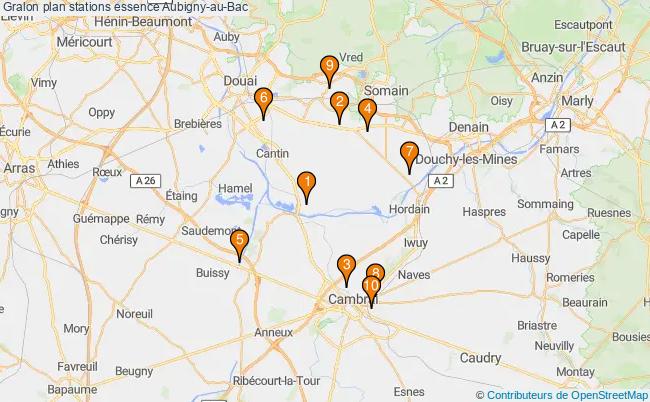 plan stations essence Aubigny-au-bac plan stations essence Aubigny-au-bac