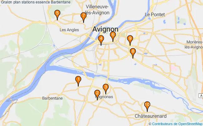 plan stations essence Barbentane plan stations essence Barbentane