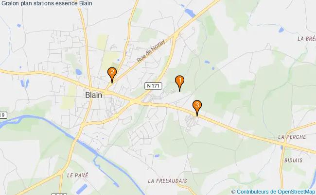 plan stations essence Blain plan stations essence Blain