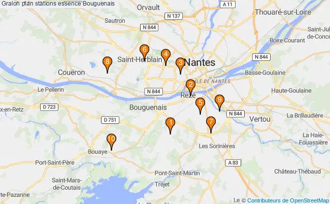 plan stations essence Bouguenais plan stations essence Bouguenais