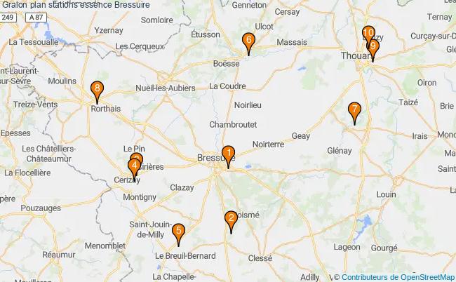 plan stations essence Bressuire plan stations essence Bressuire