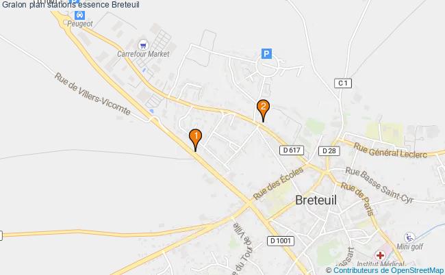 plan stations essence Breteuil plan stations essence Breteuil