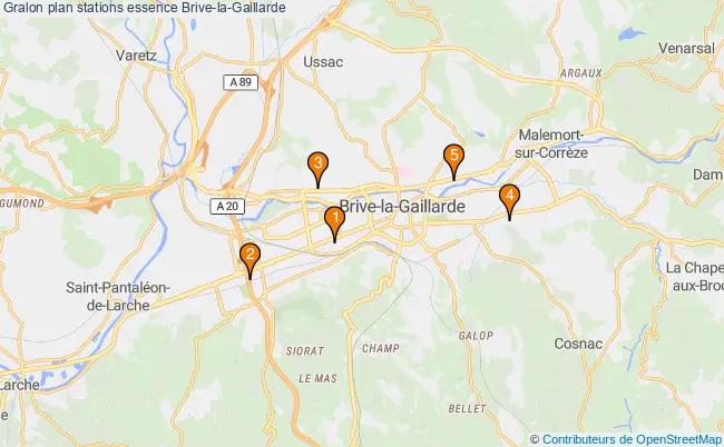 plan stations essence Brive-la-gaillarde plan stations essence Brive-la-gaillarde