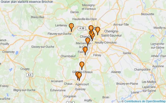 plan stations essence Brochon plan stations essence Brochon