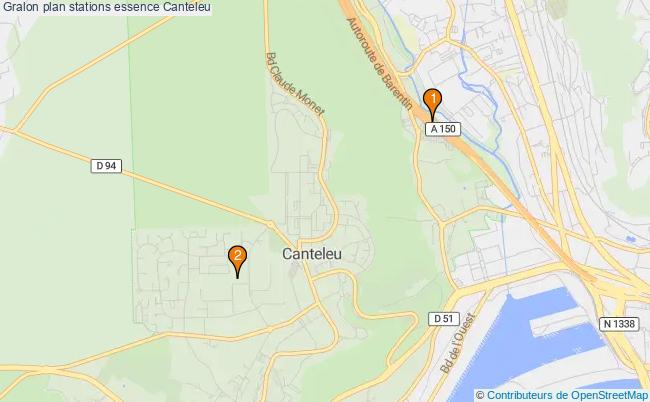 plan stations essence Canteleu plan stations essence Canteleu