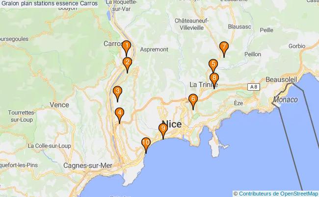 plan stations essence Carros plan stations essence Carros