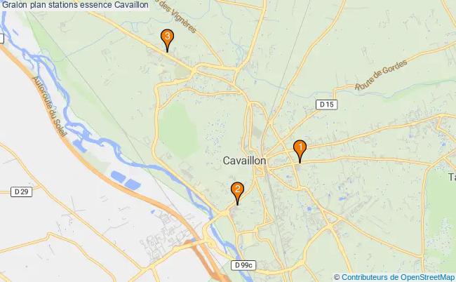 plan stations essence Cavaillon plan stations essence Cavaillon