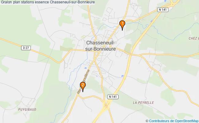 plan stations essence Chasseneuil-sur-bonnieure plan stations essence Chasseneuil-sur-bonnieure