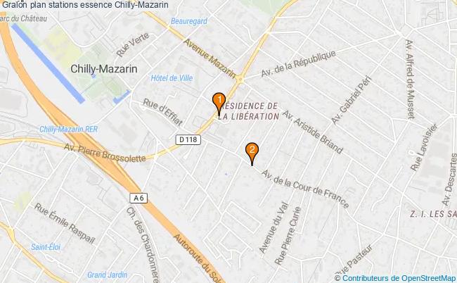 plan stations essence Chilly-mazarin plan stations essence Chilly-mazarin