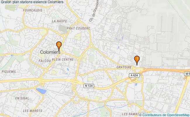 plan stations essence Colomiers plan stations essence Colomiers