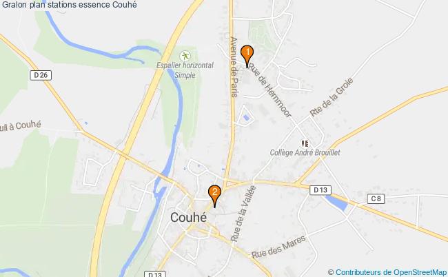 plan stations essence Couhé plan stations essence Couhé