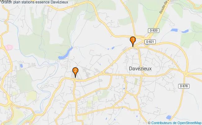 plan stations essence Davézieux plan stations essence Davézieux