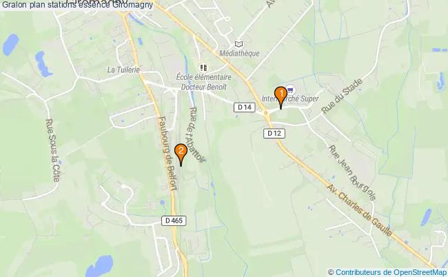 plan stations essence Giromagny plan stations essence Giromagny