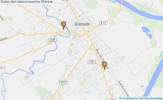 plan stations essence Grenade plan stations essence Grenade