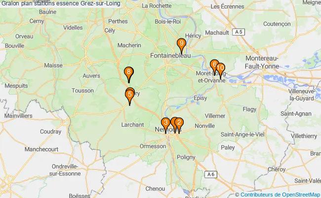 plan stations essence Grez-sur-loing plan stations essence Grez-sur-loing