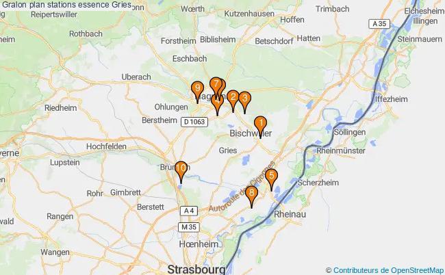 plan stations essence Gries plan stations essence Gries