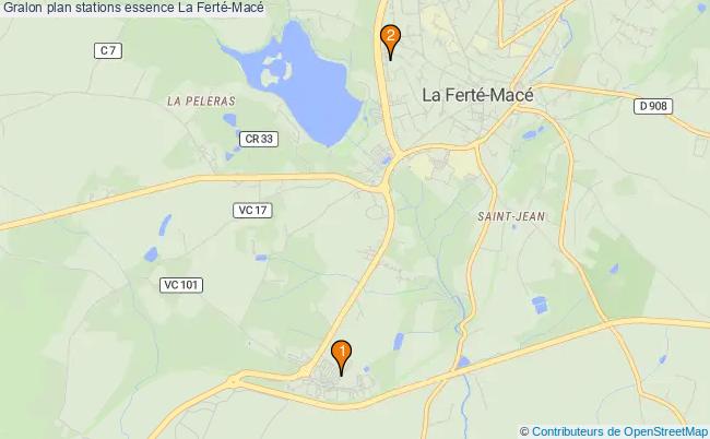 plan stations essence La ferté-macé plan stations essence La ferté-macé