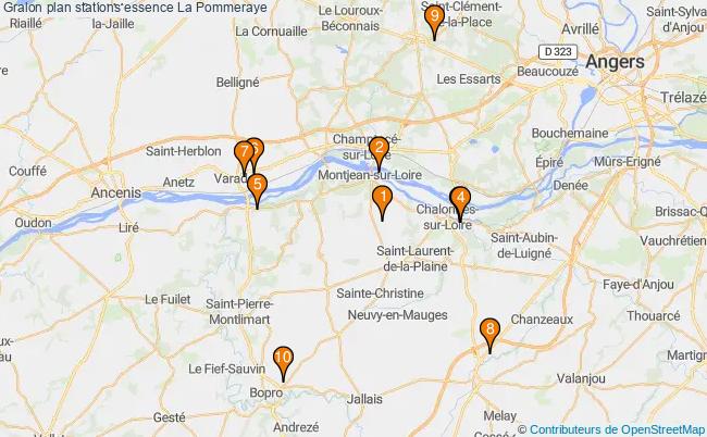 plan stations essence La pommeraye plan stations essence La pommeraye