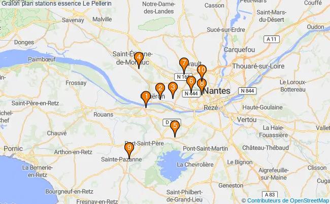 plan stations essence Le pellerin plan stations essence Le pellerin