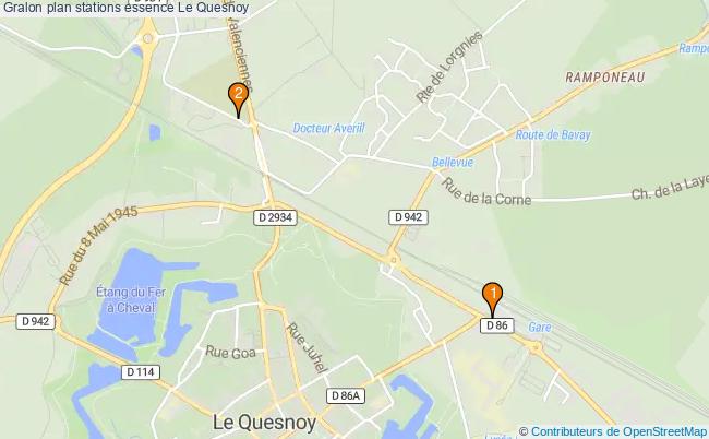 plan stations essence Le quesnoy plan stations essence Le quesnoy