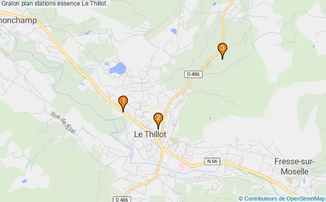 plan stations essence Le thillot plan stations essence Le thillot