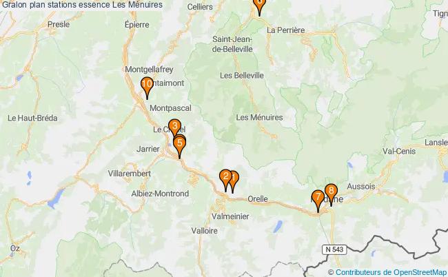 plan stations essence Les ménuires plan stations essence Les ménuires