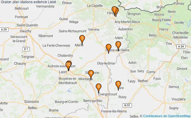 plan stations essence Lislet plan stations essence Lislet