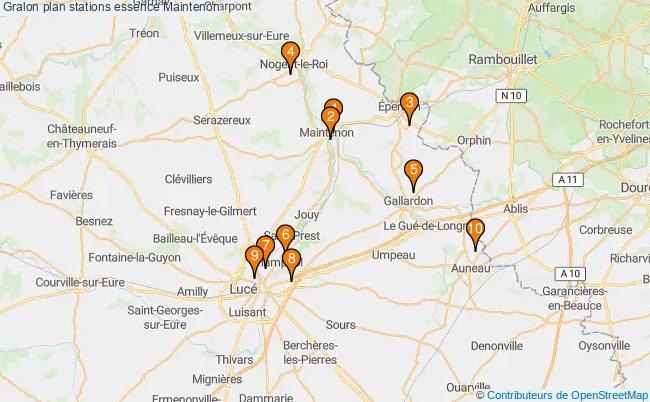plan stations essence Maintenon plan stations essence Maintenon