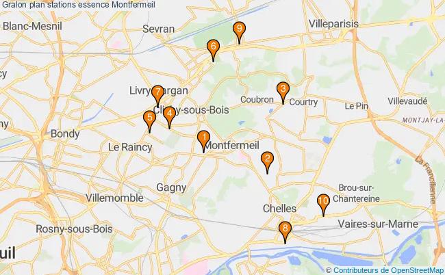 plan stations essence Montfermeil plan stations essence Montfermeil