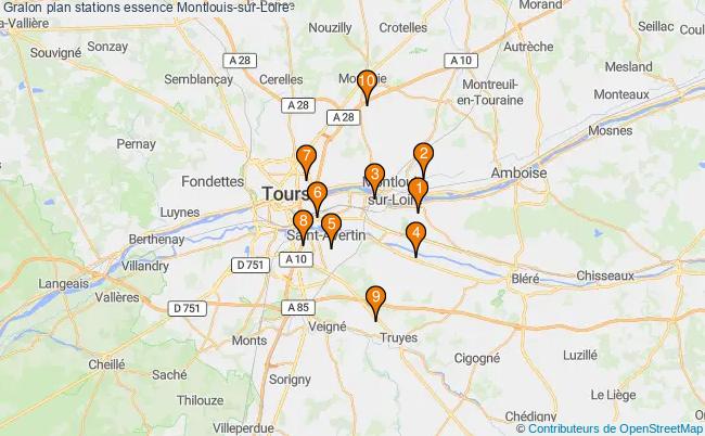 plan stations essence Montlouis-sur-loire plan stations essence Montlouis-sur-loire