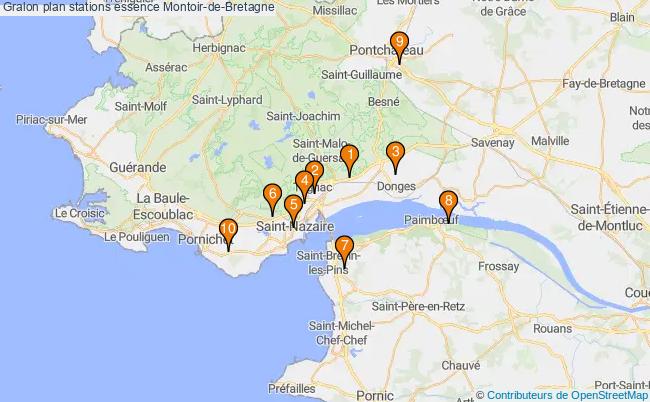 plan stations essence Montoir-de-bretagne plan stations essence Montoir-de-bretagne