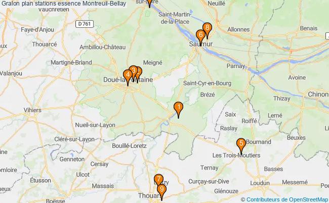 plan stations essence Montreuil-bellay plan stations essence Montreuil-bellay