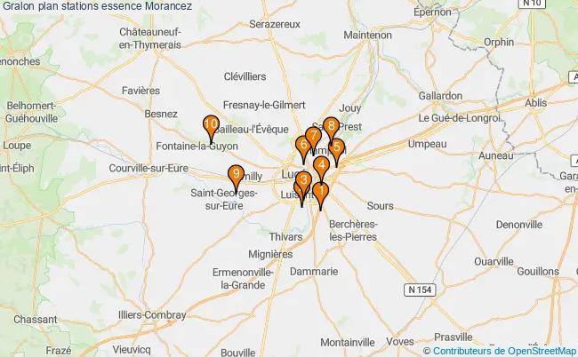 plan stations essence Morancez plan stations essence Morancez